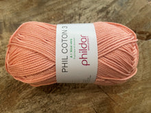 Charger l'image dans la galerie, Laine Phil Coton 3 Pêche - Boutique du Bricolage