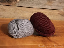 Charger l'image dans la galerie, Prêt-à-tricoter - Tuque avec torsade sans couture - Phil Mérinos 6