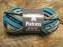 Charger l'image dans la galerie, Laine Kroy Socks Jacquard turquoise - Boutique du Bricolage
