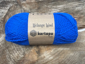 Laine Mélange Wool Bleu Royal - Boutique du Bricolage