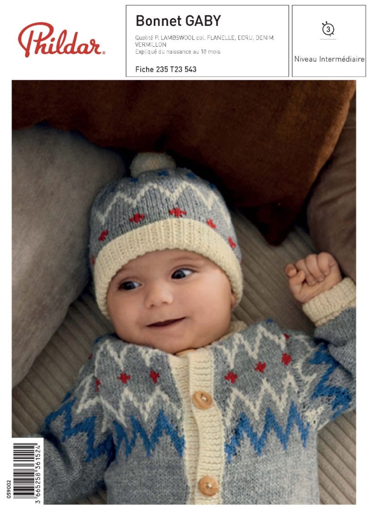 Duo de Patron Layette Gaby - Phildar - Boutique du Bricolage