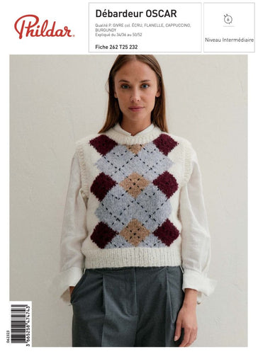 Patron Débardeur Oscar - Phildar - Boutique du Bricolage