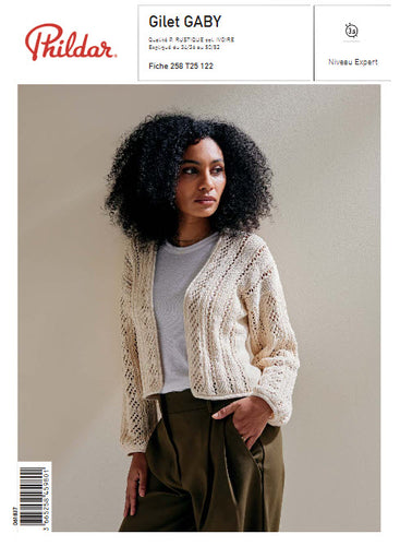 Patron Gilet Gaby - Phildar - Boutique du Bricolage