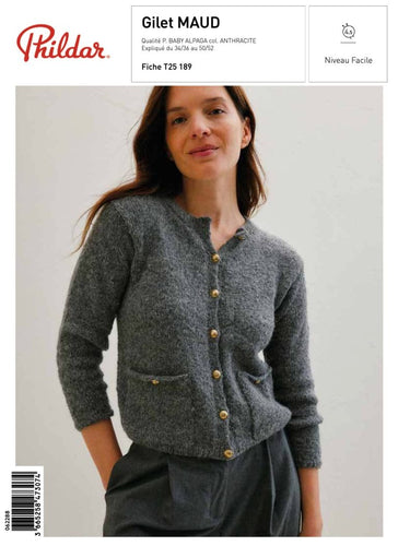 Patron Gilet Maud - Phildar - Boutique du Bricolage