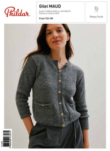 Patron Gilet Maud - Phildar - Boutique du Bricolage