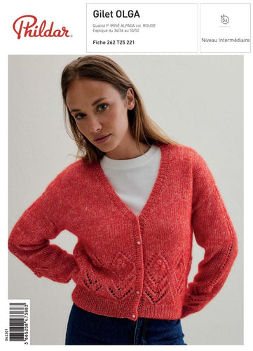 Patron Gilet Olga - Phildar - Boutique du Bricolage