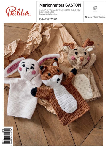 Patron Marionnettes Gaston - Phildar - Boutique du Bricolage
