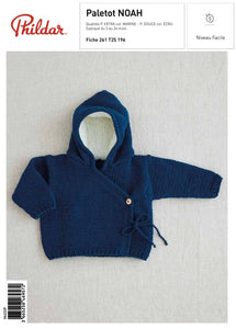 Patron Paletot Noah - Phildar - Boutique du Bricolage