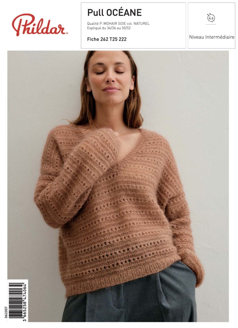 Patron Pull Océane - Phildar - Boutique du Bricolage