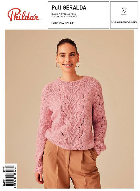 Patron Pull Géralda Phildar Boutique du Bricolage - Main Image