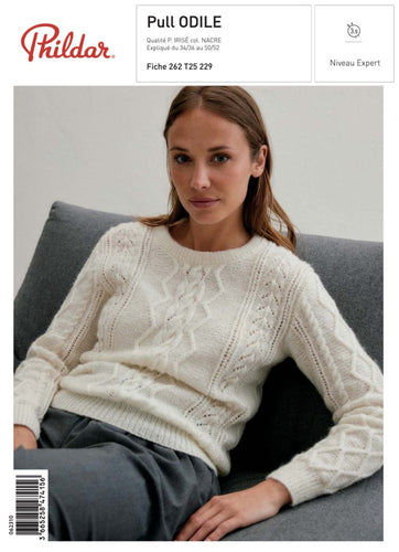 Patron Pull Odile - Phildar - Boutique du Bricolage