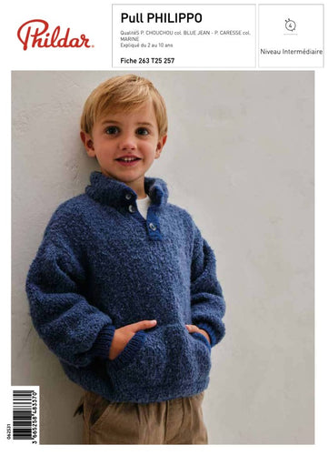 Patron Pull Philippo - Phildar - Boutique du Bricolage