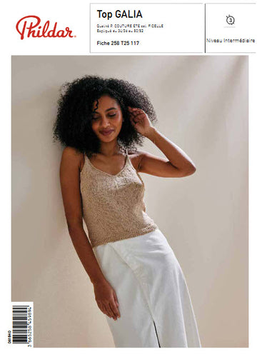 Patron Top Galia - Phildar - Boutique du Bricolage