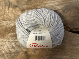 Laine Phil Mérinos 6 Gris Chiné Clair - Boutique du Bricolage