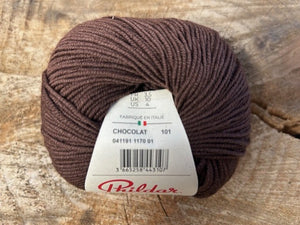 Laine Phil Mérinos 3.5 Chocolat - Boutique du Bricolage