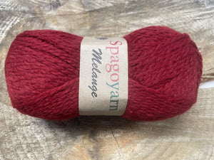 Laine Mélange Wool Rouge Cerise - Boutique du Bricolage