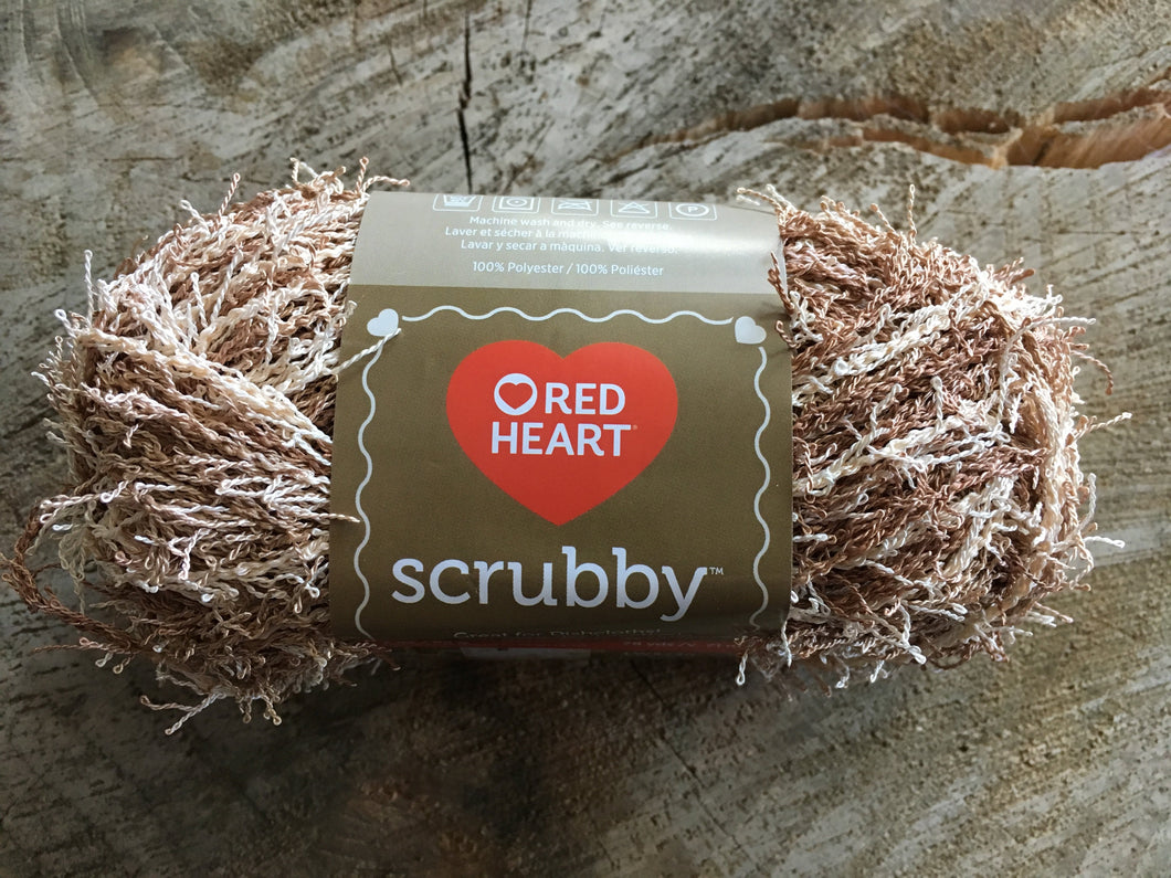 Scrubby Red Heart Amande - Boutique du Bricolage