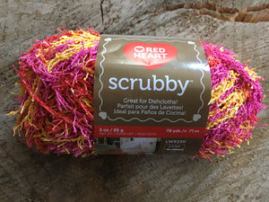 Scrubby Red Heart Piquant - Boutique du Bricolage