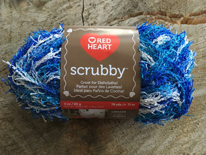 Scrubby Red Heart Vagues - Boutique du Bricolage