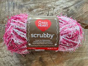Scrubby Red Heart Bonbon - Boutique du Bricolage